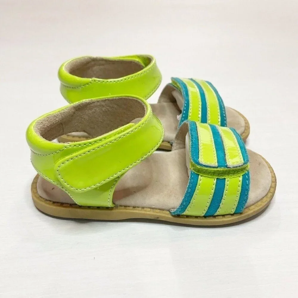 Livie & Luca Taffy Sandals in Green Apple 6